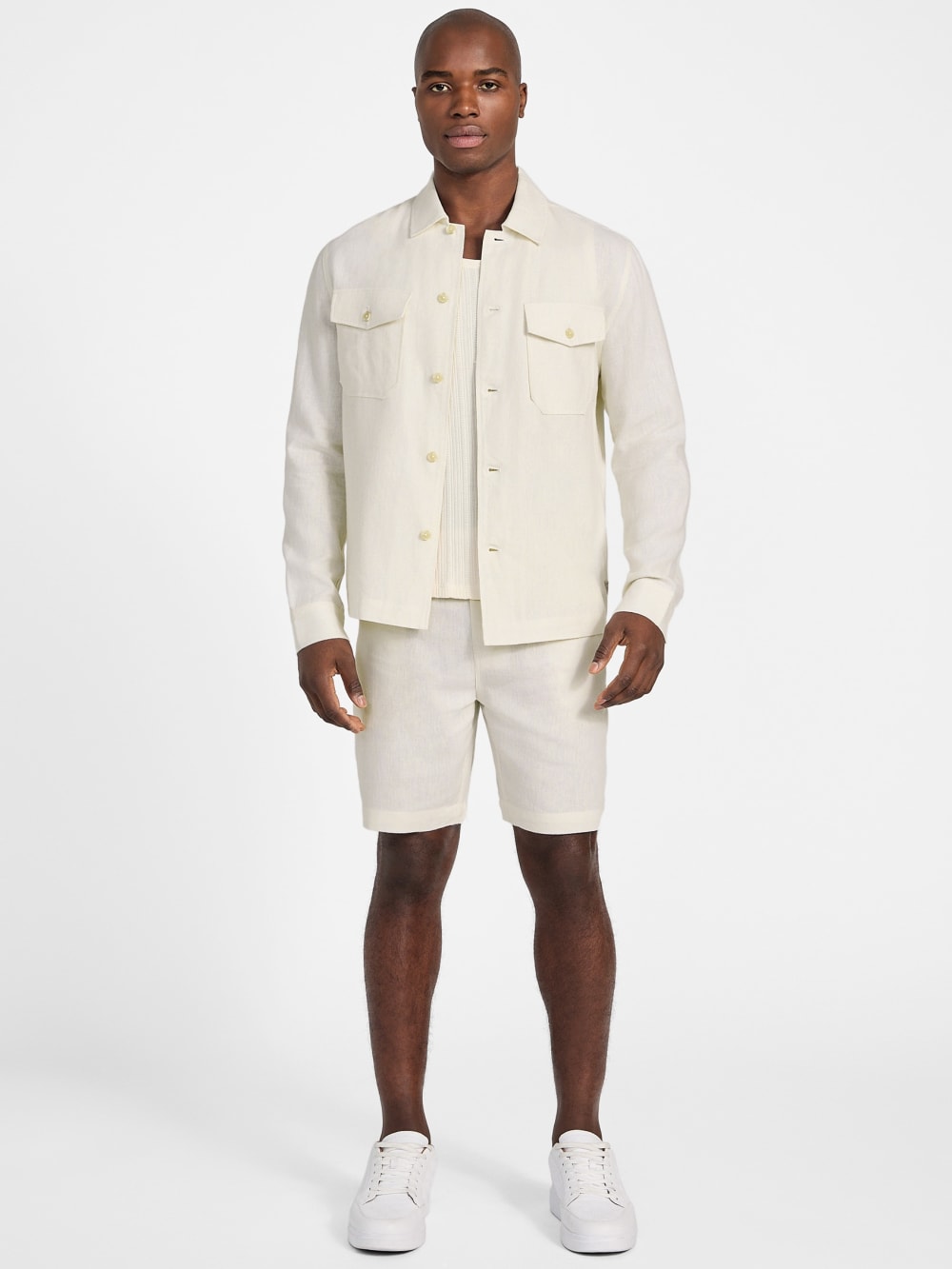 Eco Fletcher Linen Shorts - Guess