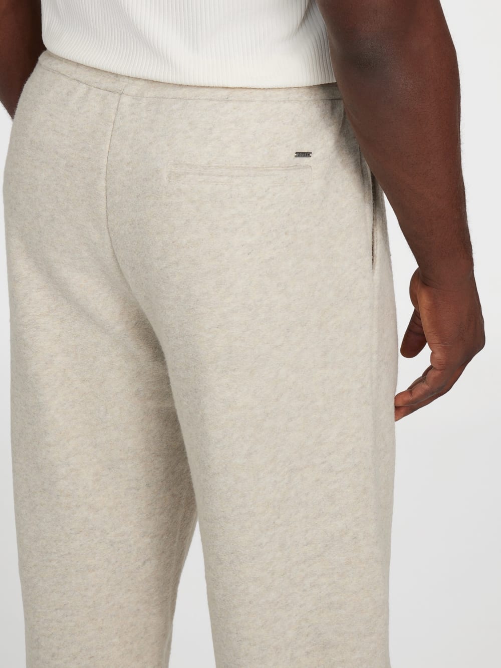 Scuba Wool-Blend Chino Melange Pants - Guess