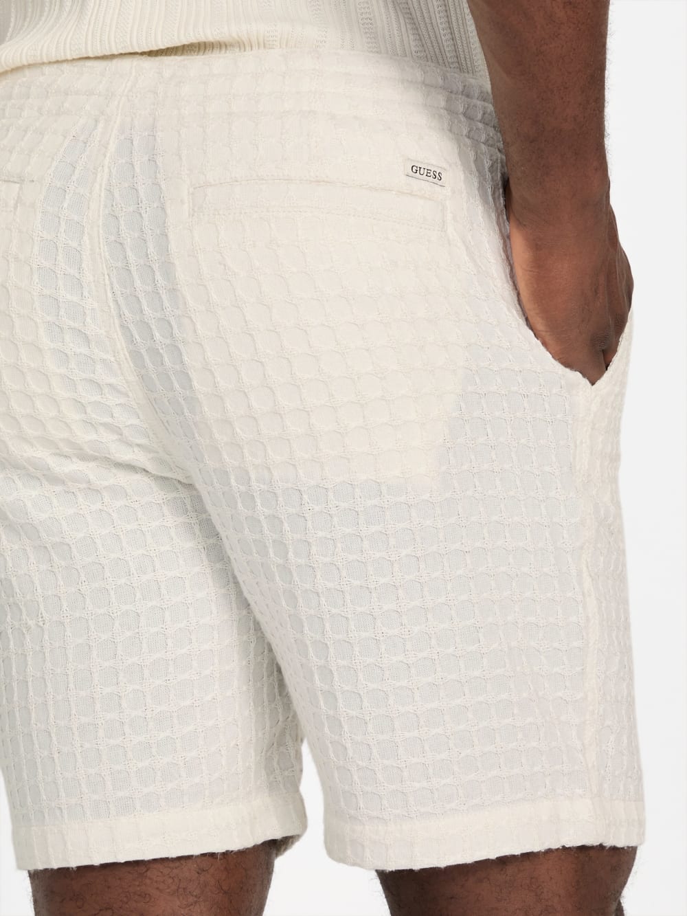 Fisher Textured Woven Shorts - Guess