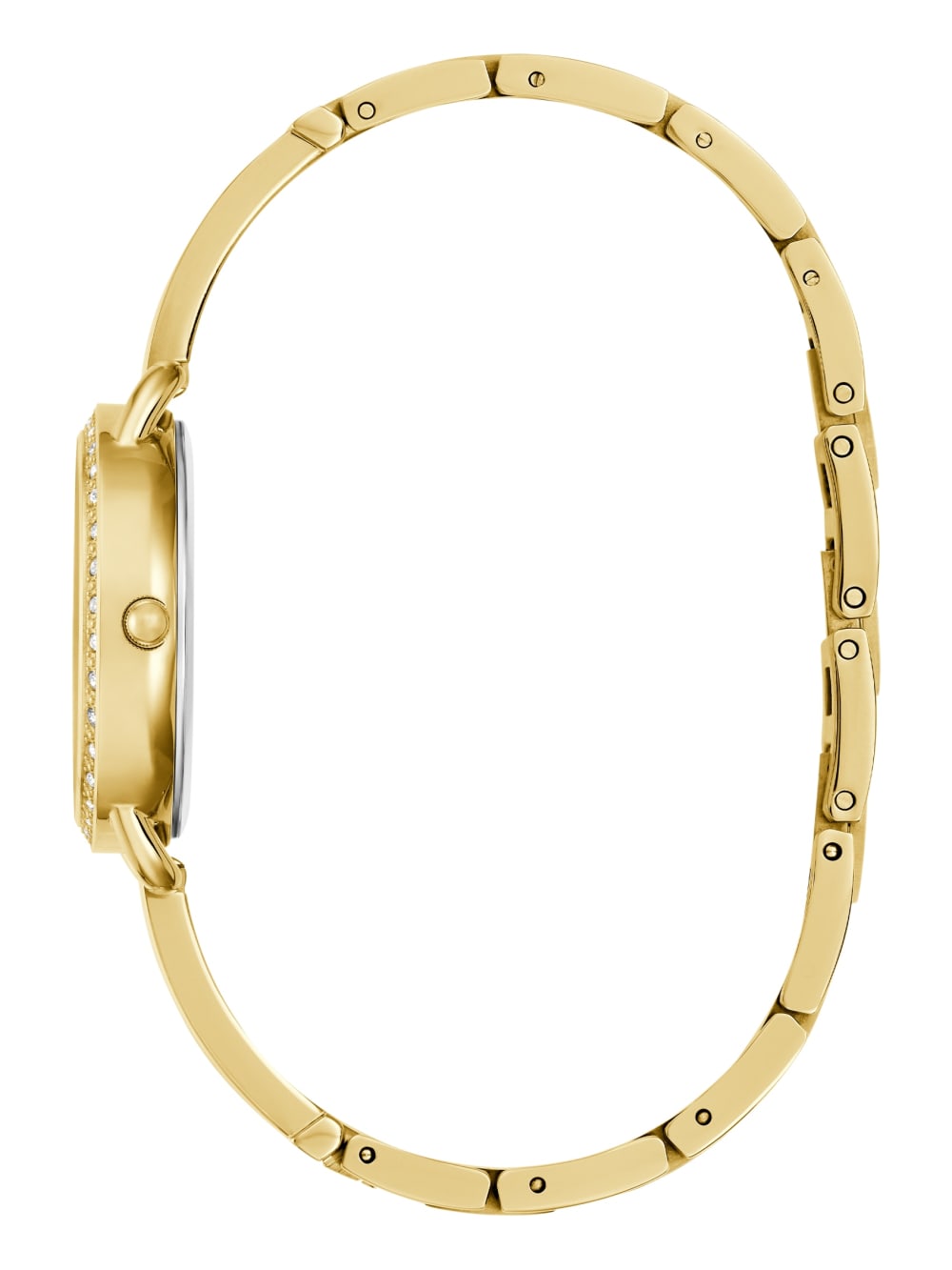 Gold-Tone Triangle Analog Watch - Guess