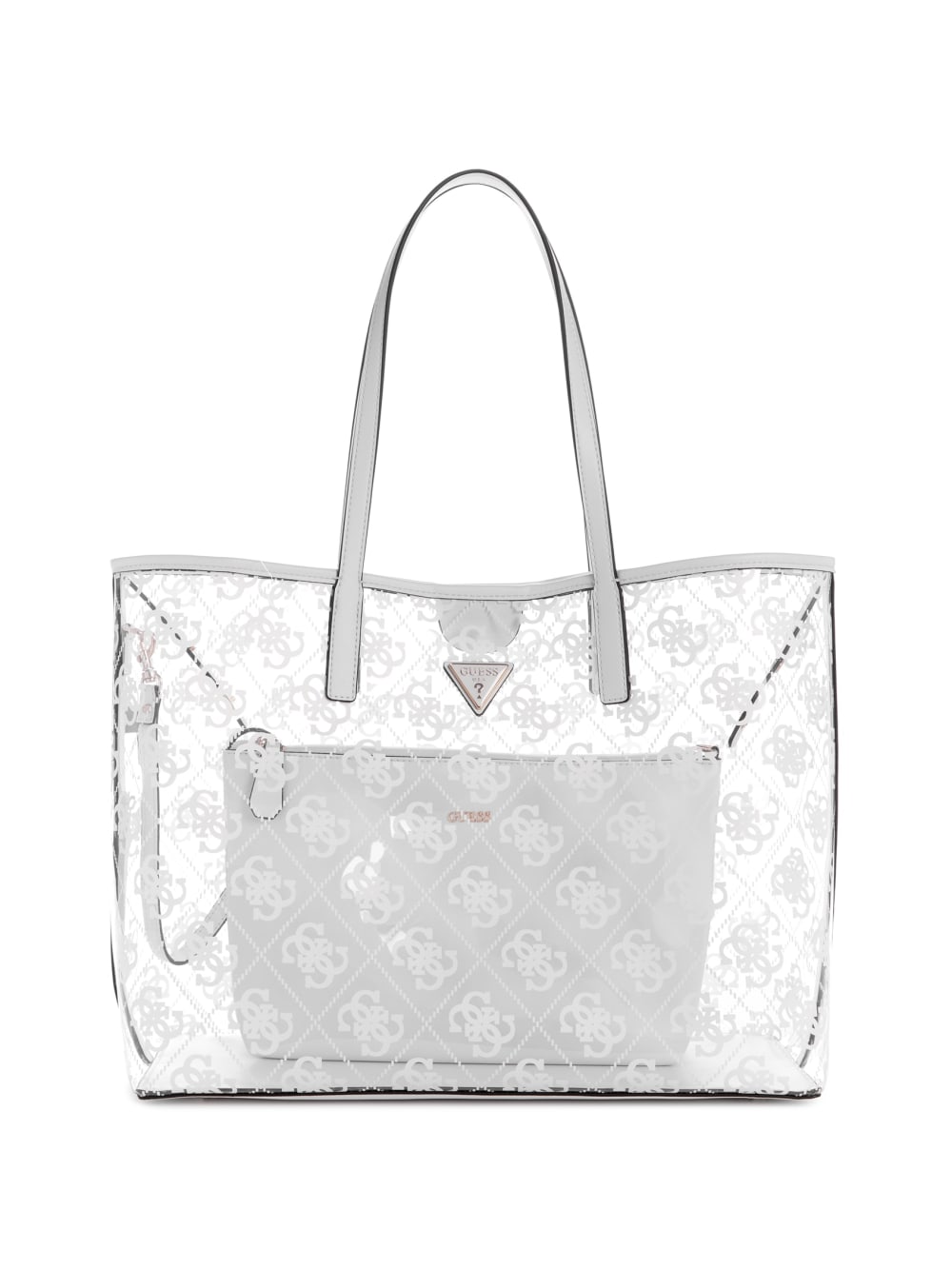 Tuana Clear Quattro G Large Tote - Guess