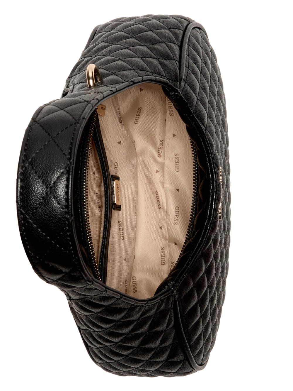 Atabey Hobo Quilted Shoulder Bag - Guess