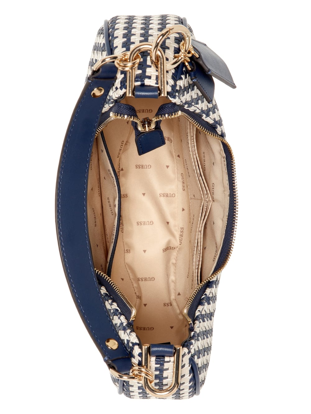 Mirema Woven Hobo Shoulder Bag - Guess