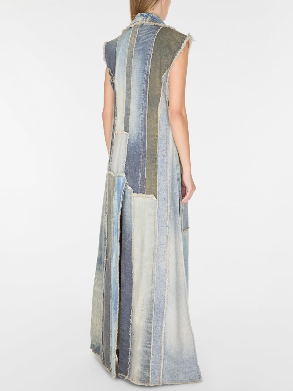 patchwork denim vest - Guess