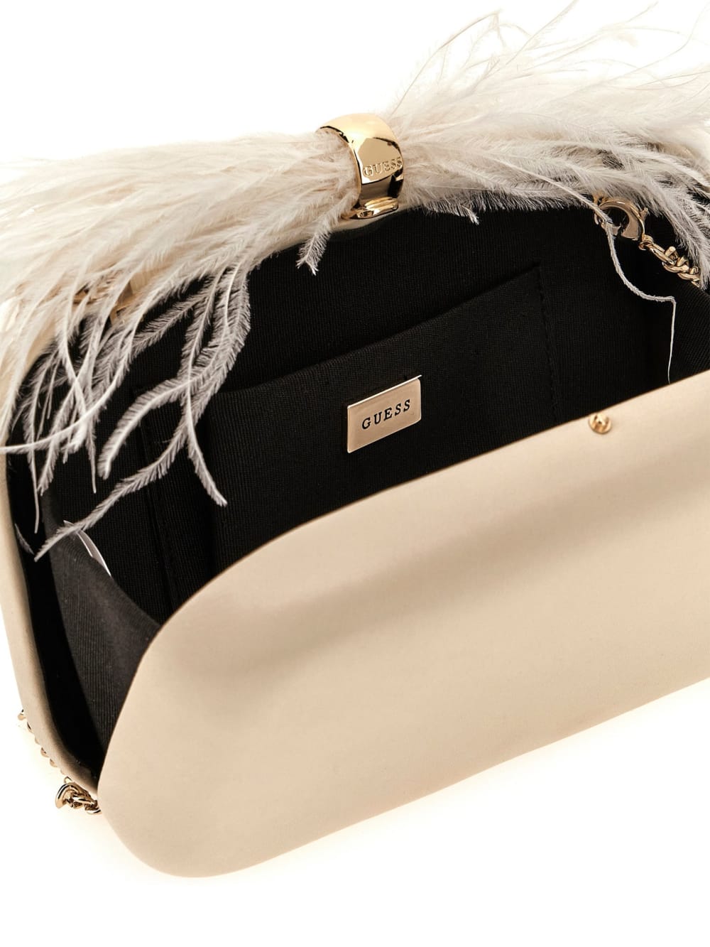 Keyah Feather Top Clutch - Guess