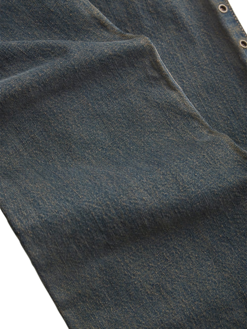 eyelet low-rise denim pants - Guess