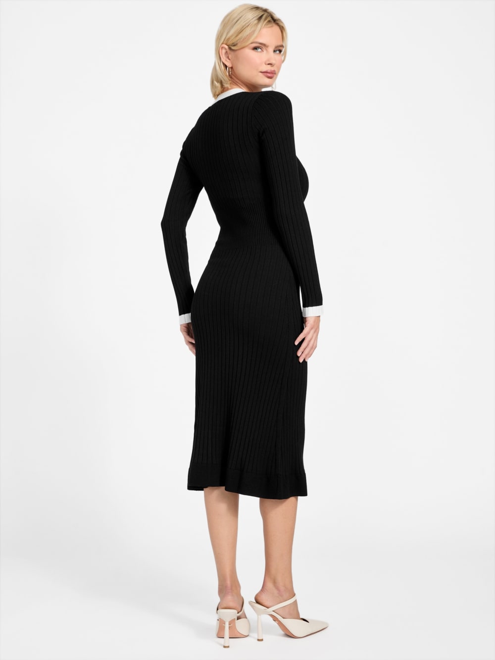 Rib-knit midi dress - Guess