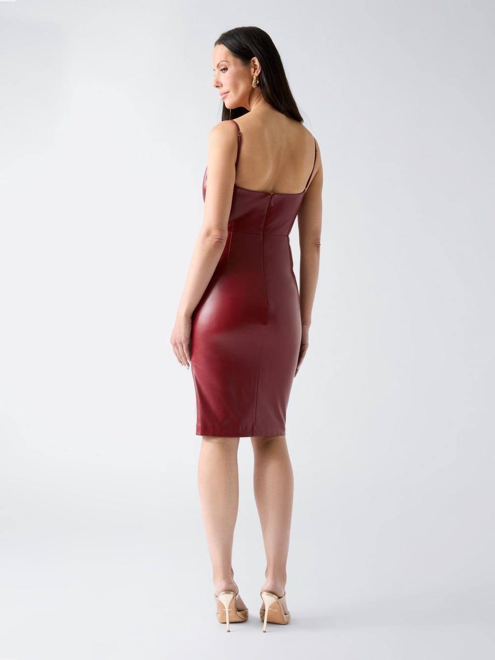 Fergie Faux-Leather Dress - Guess