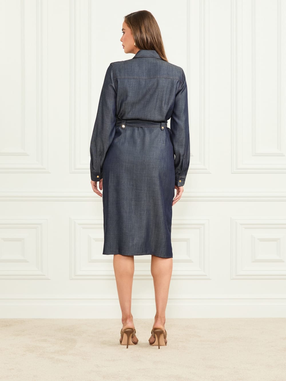 Eco Carla Safari Denim Dress - Guess