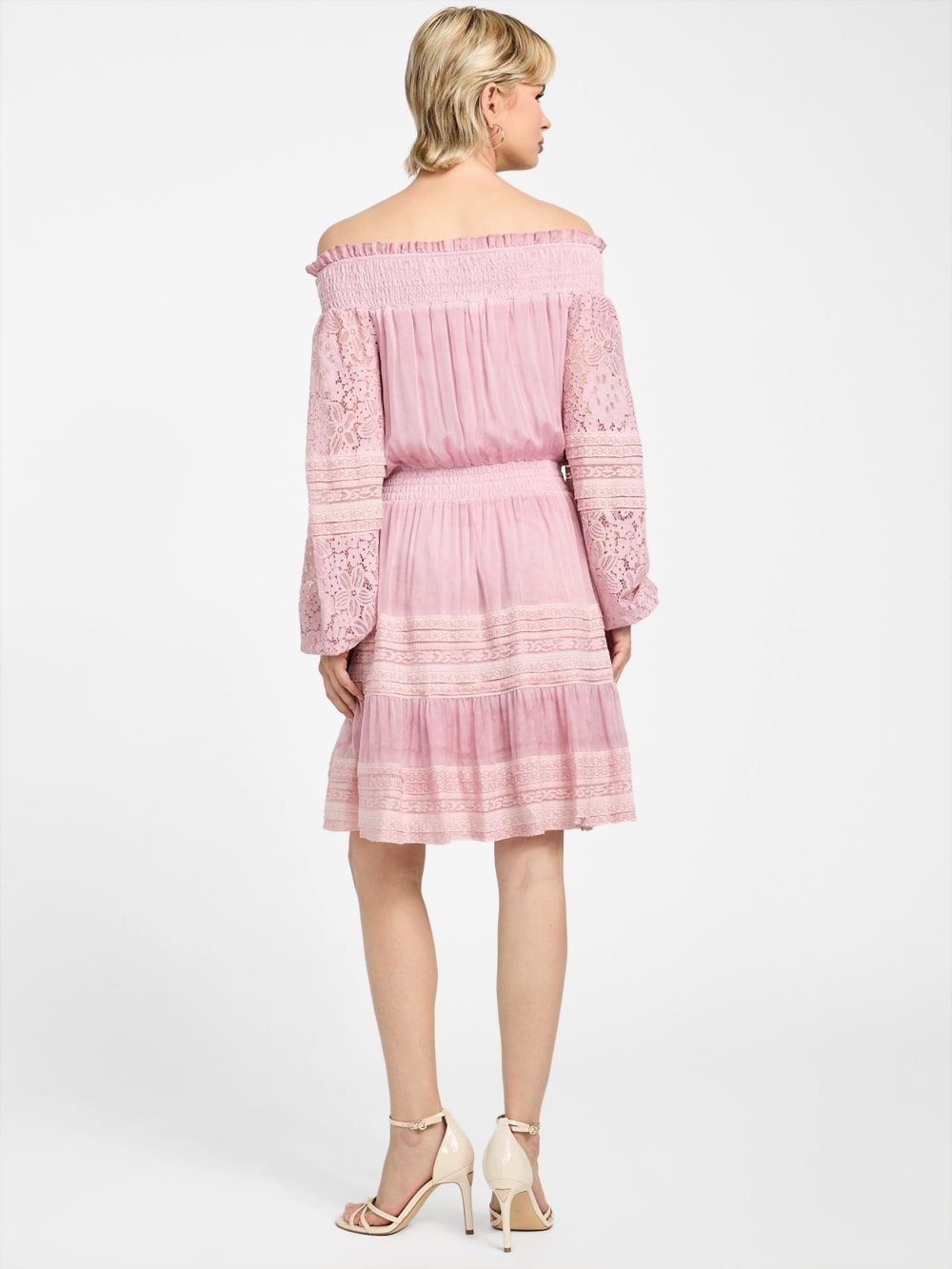 Audrey Off-the-Shoulder Mini Dress - Guess