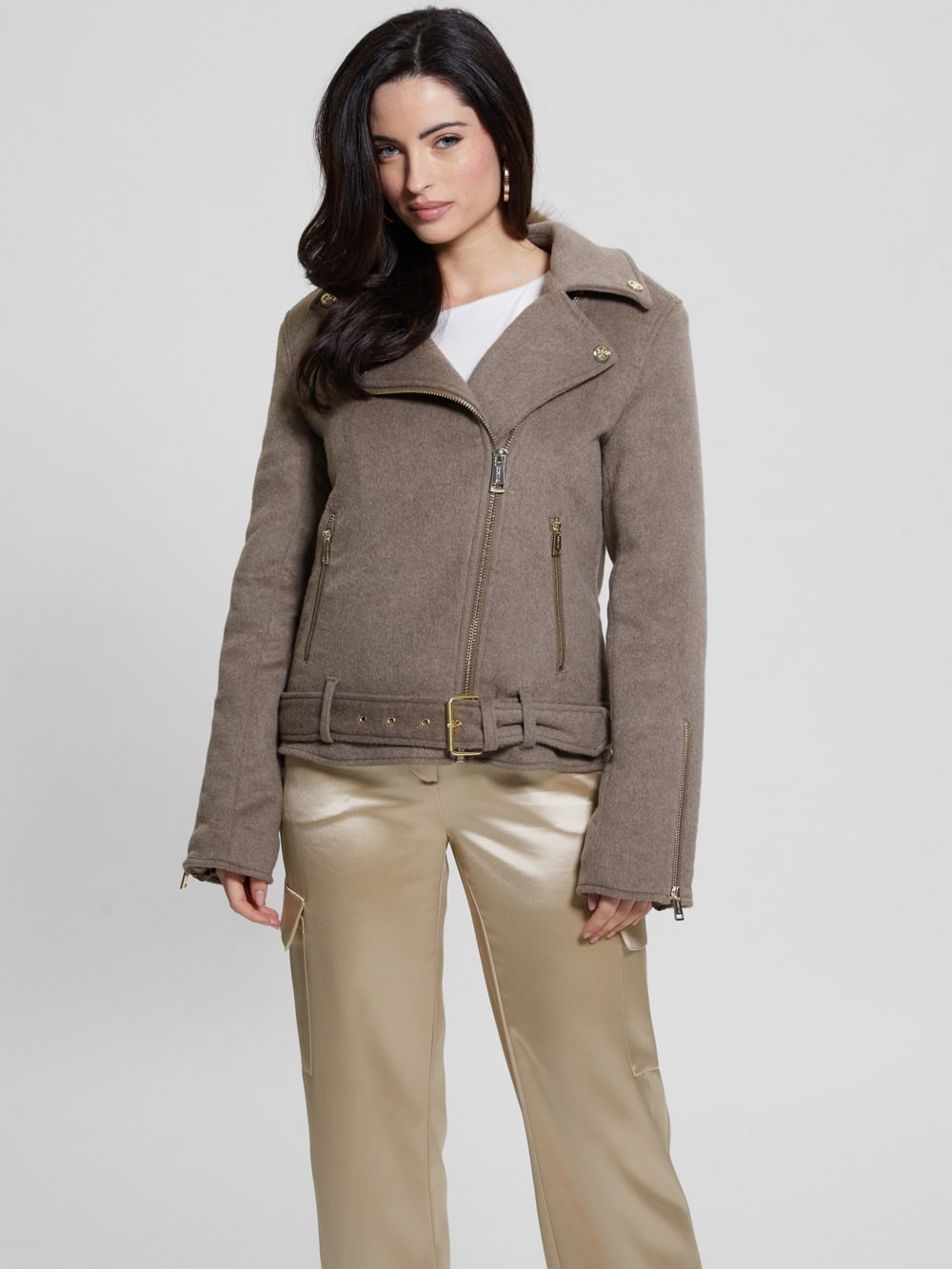 Eco Nancy Wool-Blend Jacket - Guess