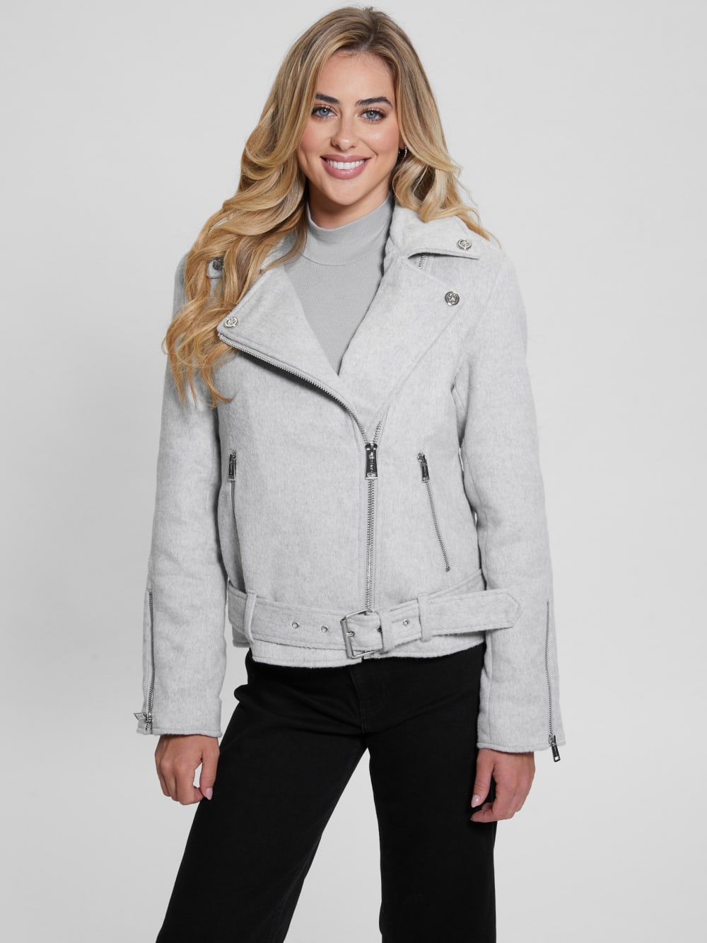 Eco Nancy Wool-Blend Jacket - Guess