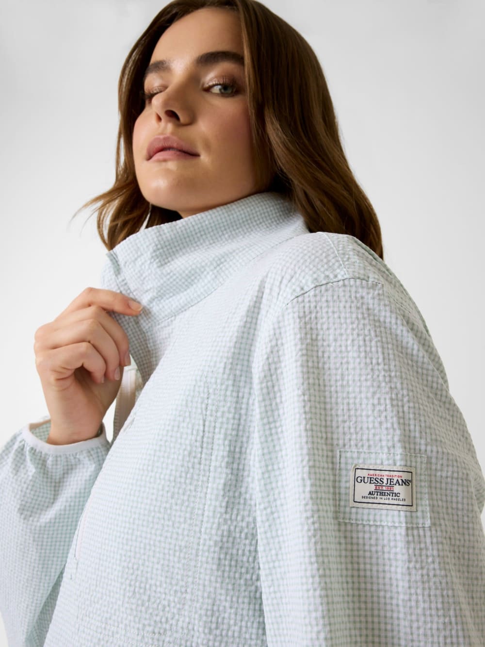 Checked windbreaker - Guess