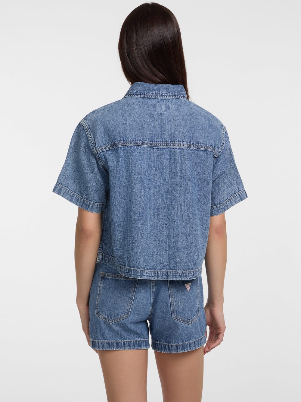 Boxy Denim Shirt - Guess