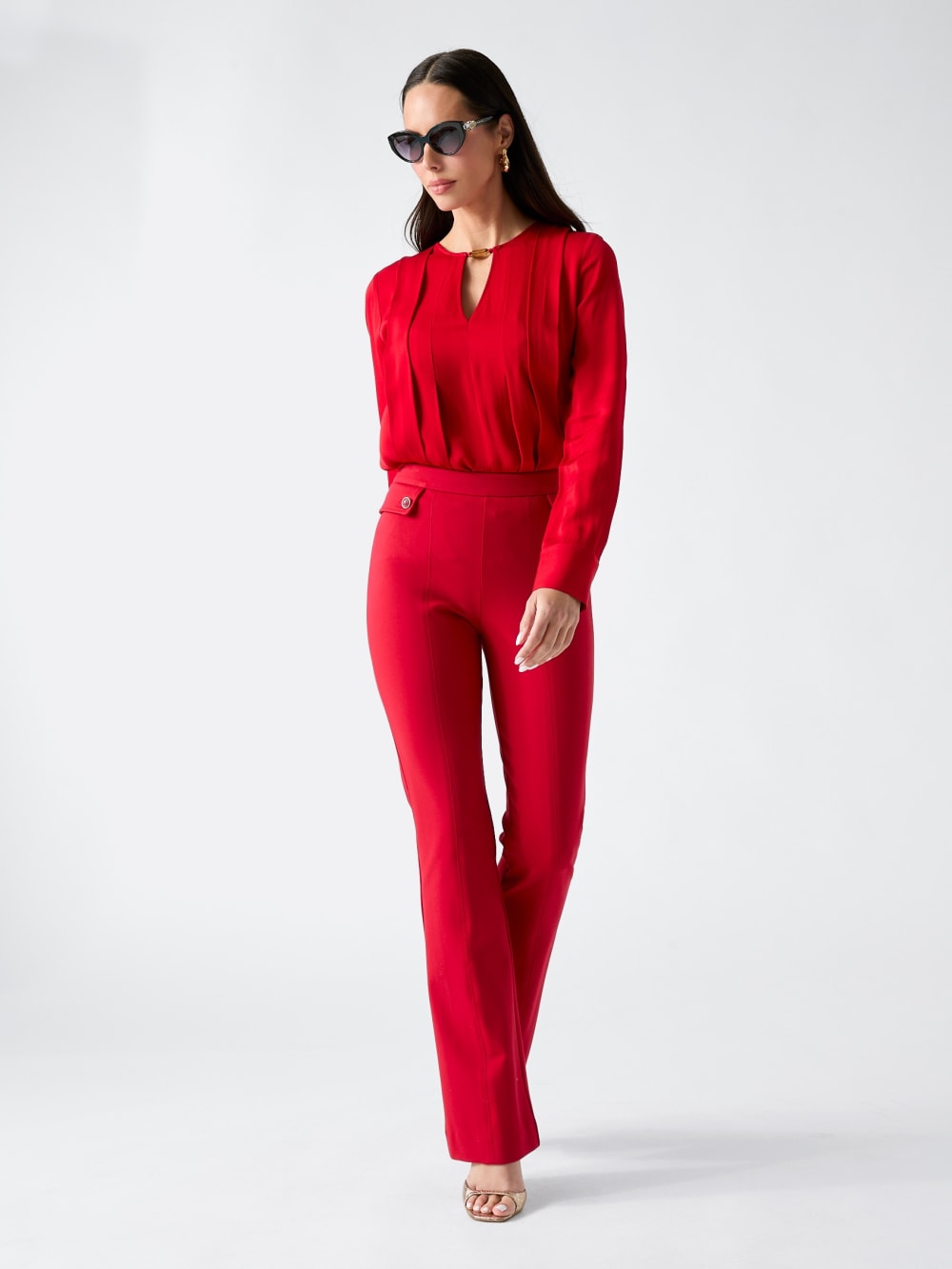 Anita Keyhole Blouse - Guess