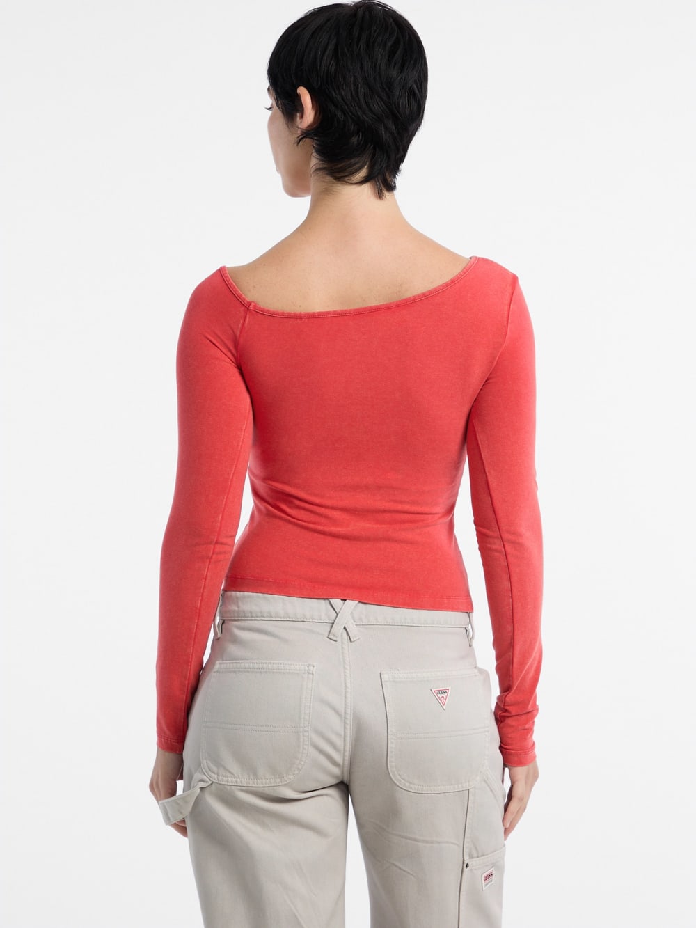 GUESS Originals Off-the-Shoulder Tee - Guess