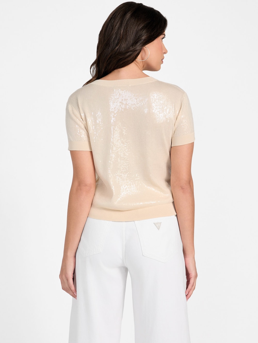 Crewneck Juniper Sequin Sweater - Guess