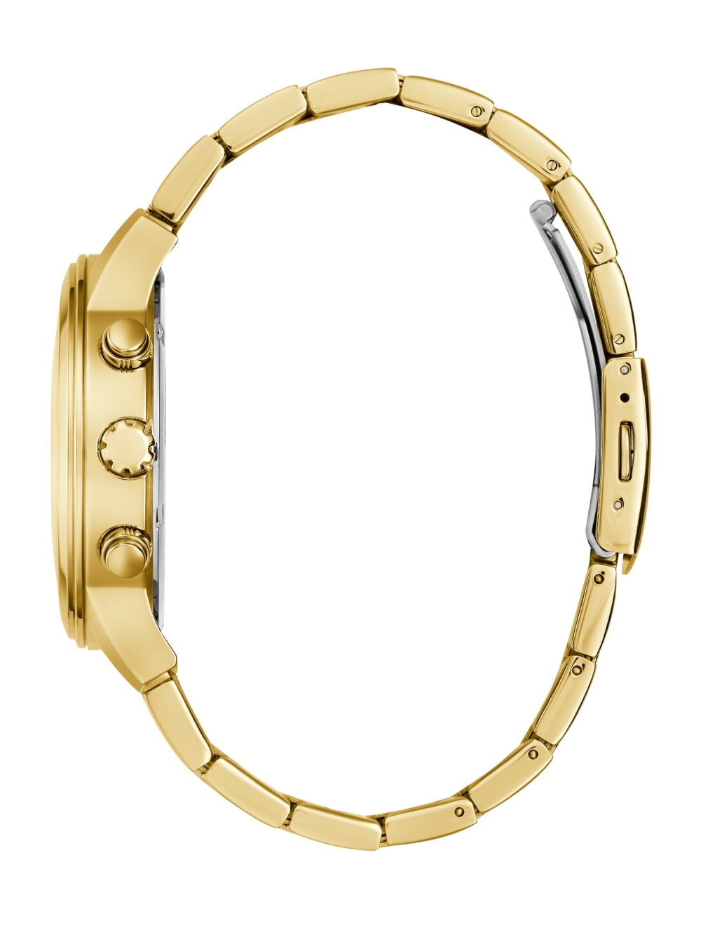 Gold-Tone and Black Chronograph Watch - Guess