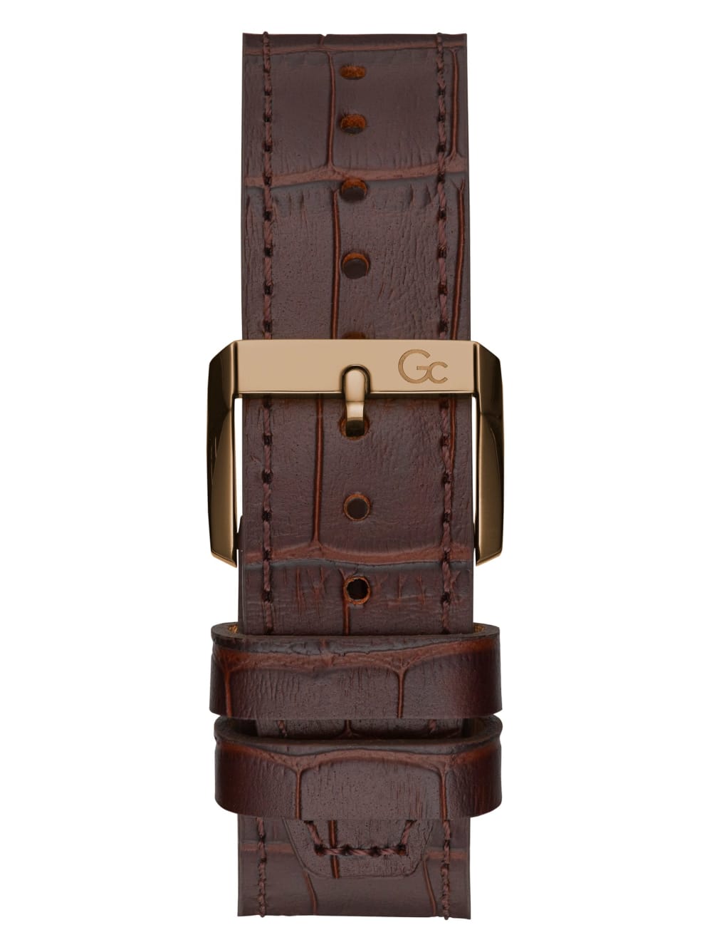 Gc Green and Leather Chronograph Watch - Guess
