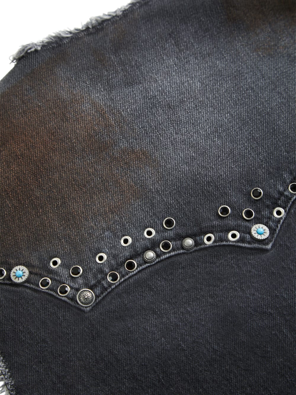 western denim vest - Guess