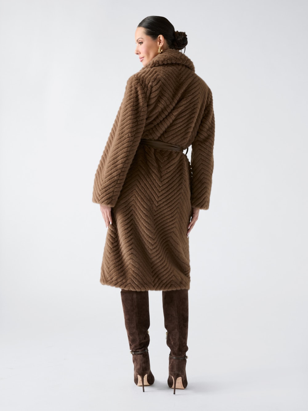 Claire Faux-Fur Coat - Guess