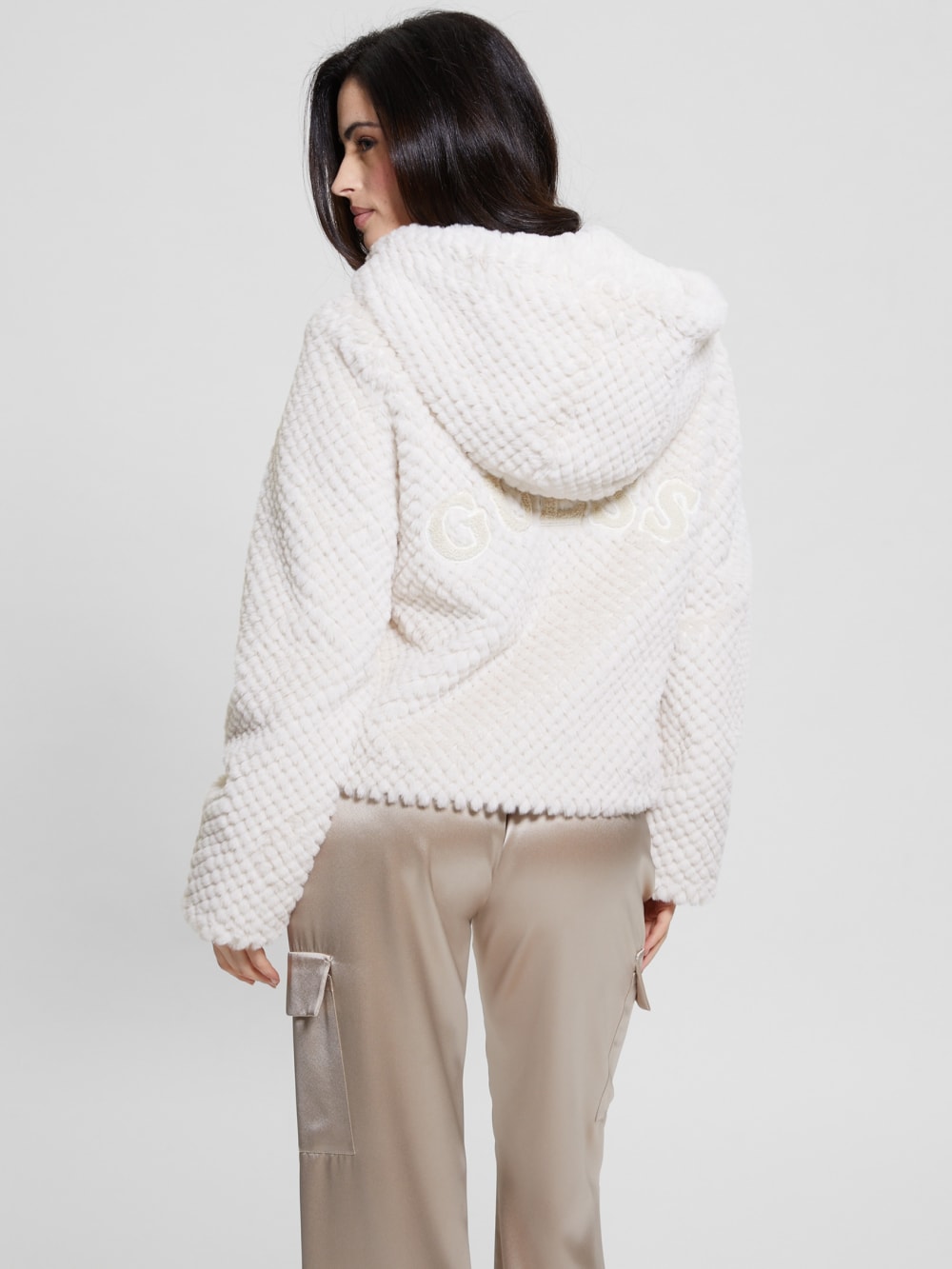 Theoline Faux-Fur Hooded Jacket - Guess