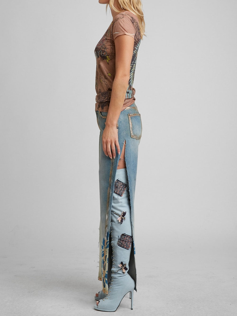 Graphic Star Wing Tee - Guess