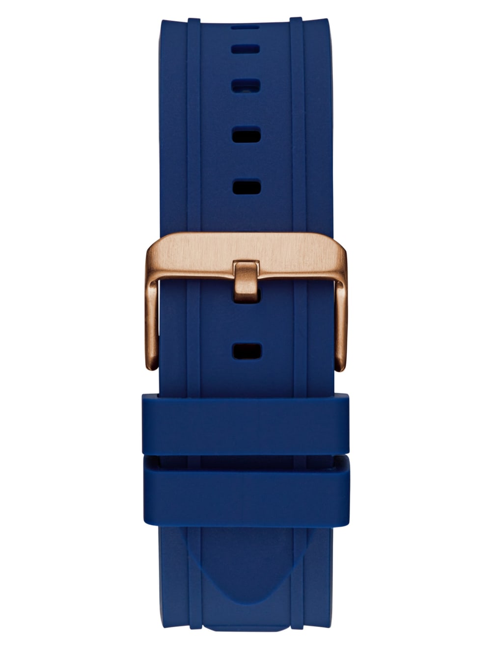 Rose Gold-Tone and Blue Multifunction Watch - Guess
