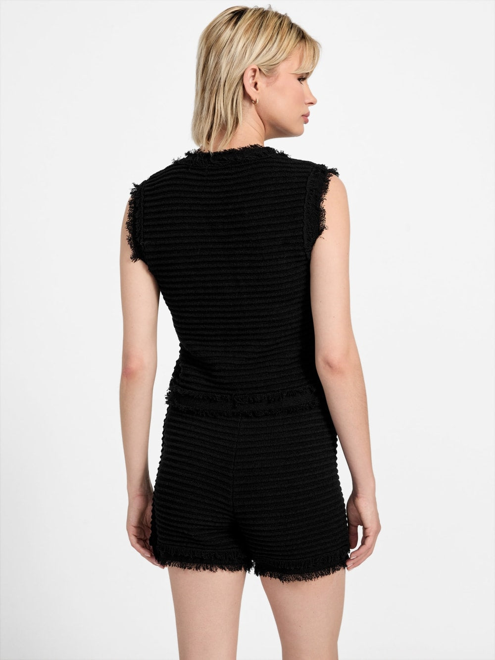 Eco Malina Boucl Ottoman Vest - Guess