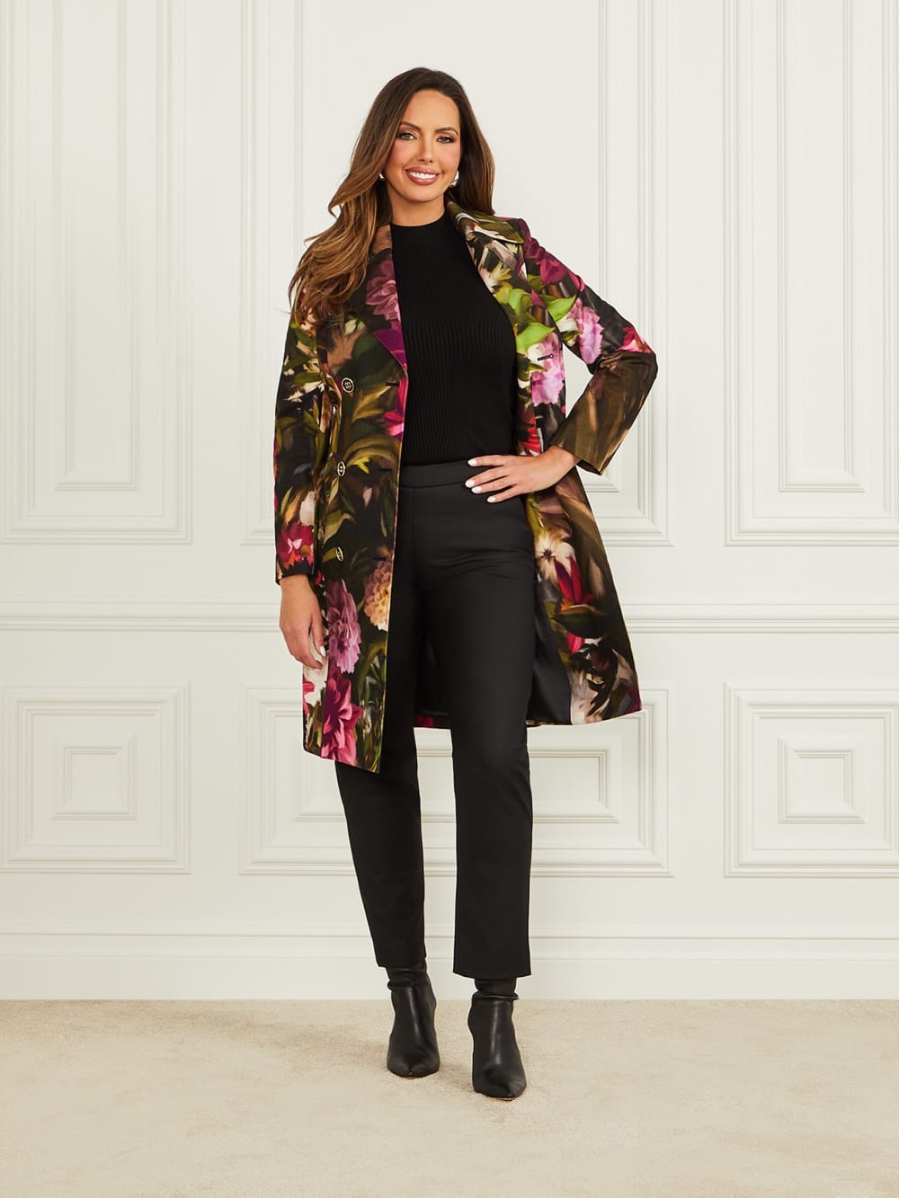 Jennifer Printed Trench Coat - Guess