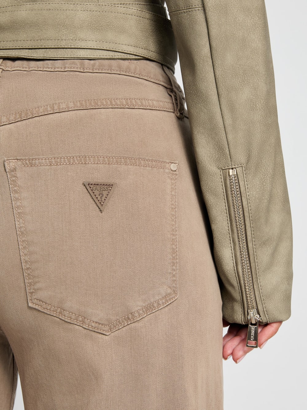 Concetta Washed Biker Jacket - Guess