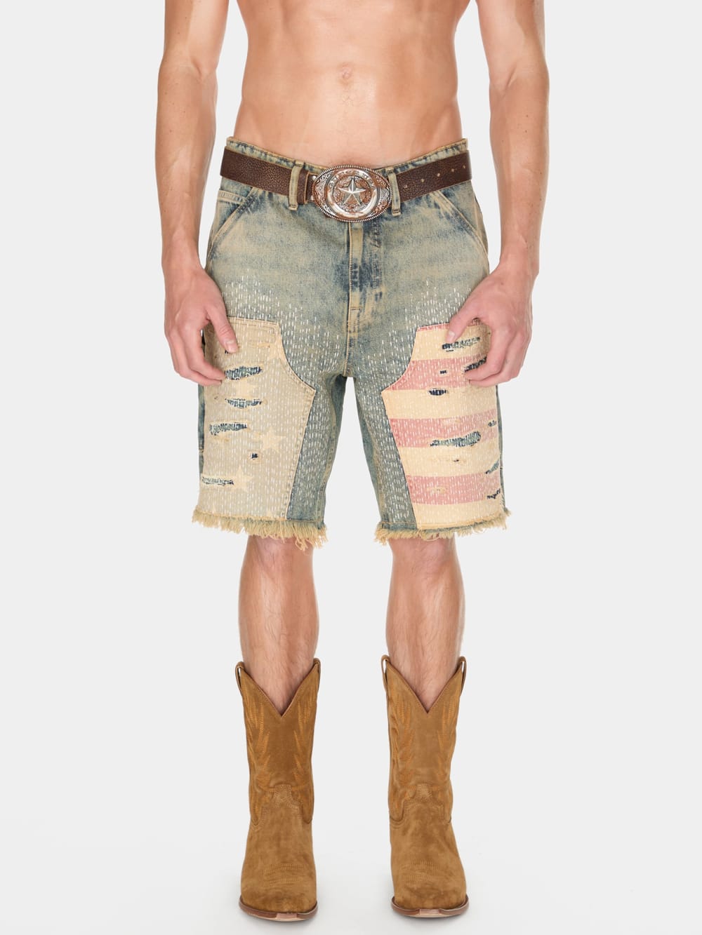 star leather belt - Guess