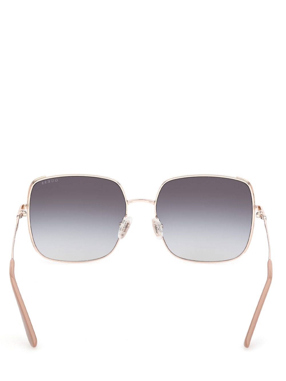 Oversized Square Metal Sunglasses - Guess