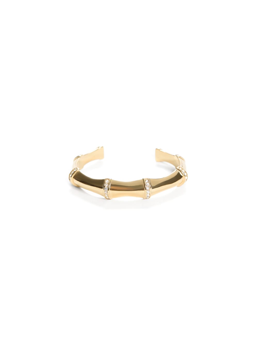 Gold-Tone Bamboo Cuff Bracelet - Guess