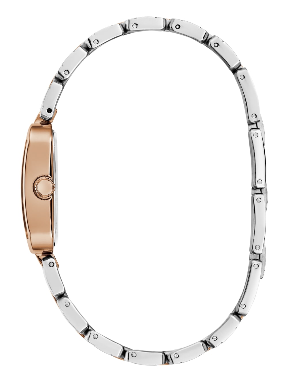 Two-Tone Rectangle Analog Watch - Guess