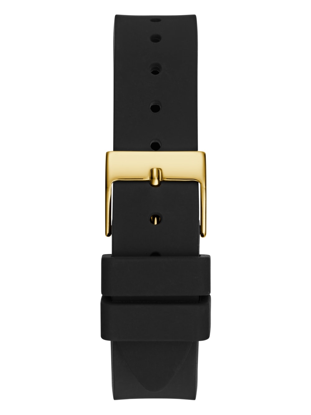 Gold-Tone Analog Silicon Watch - Guess