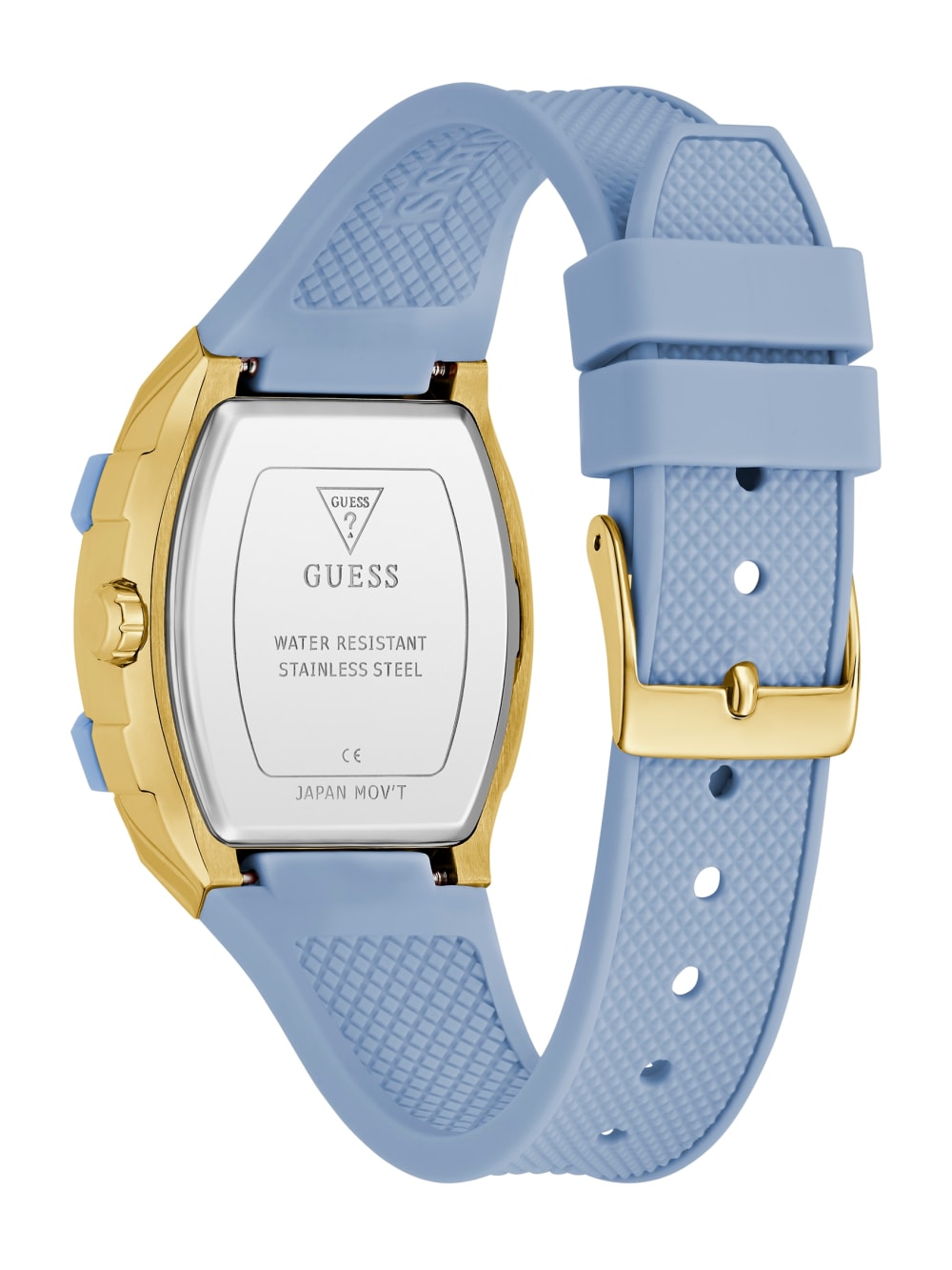 Blue Silicone Multifunctional Watch - Guess