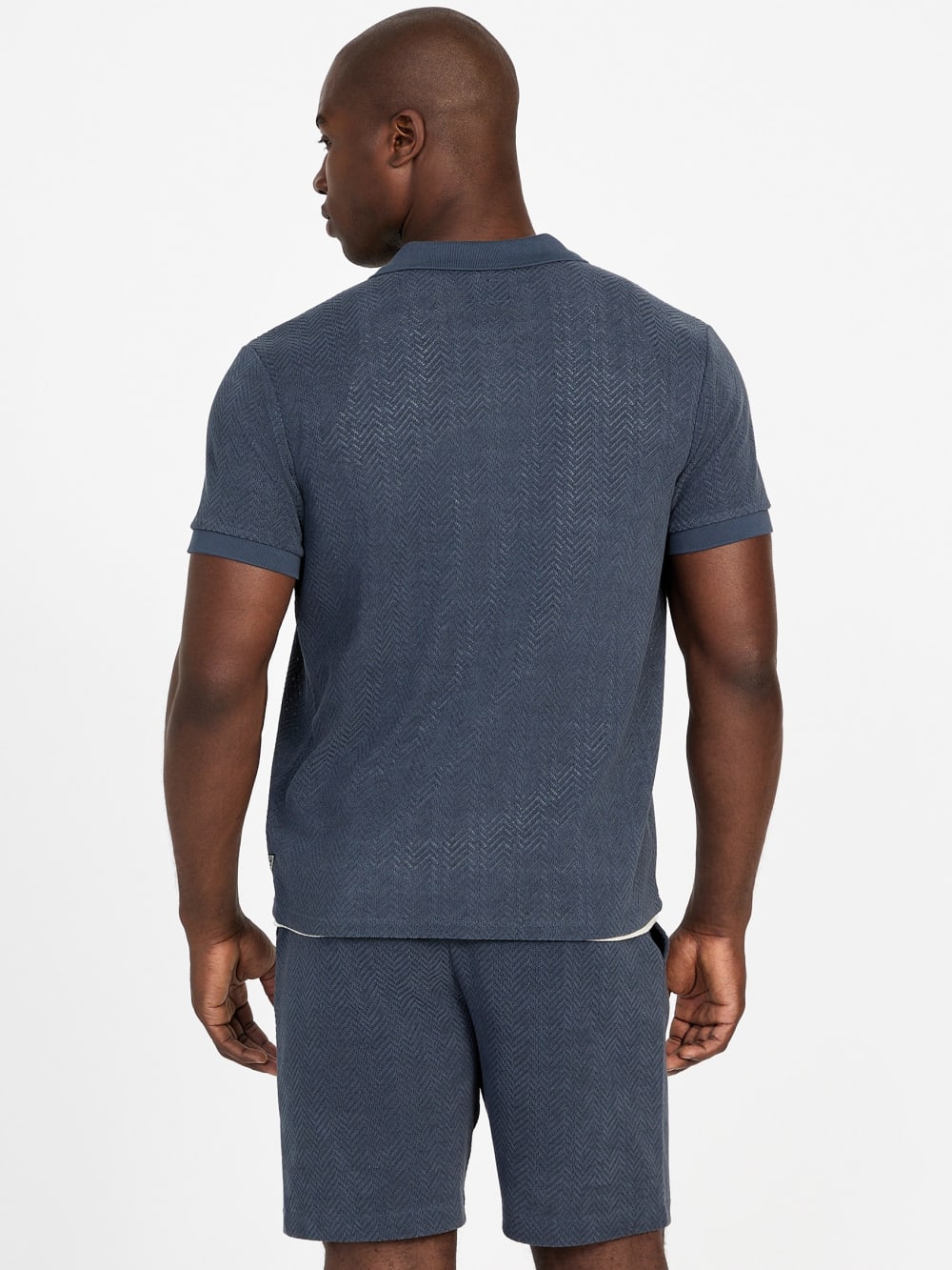 Eco Calvin Chevron-Knit Shirt - Guess