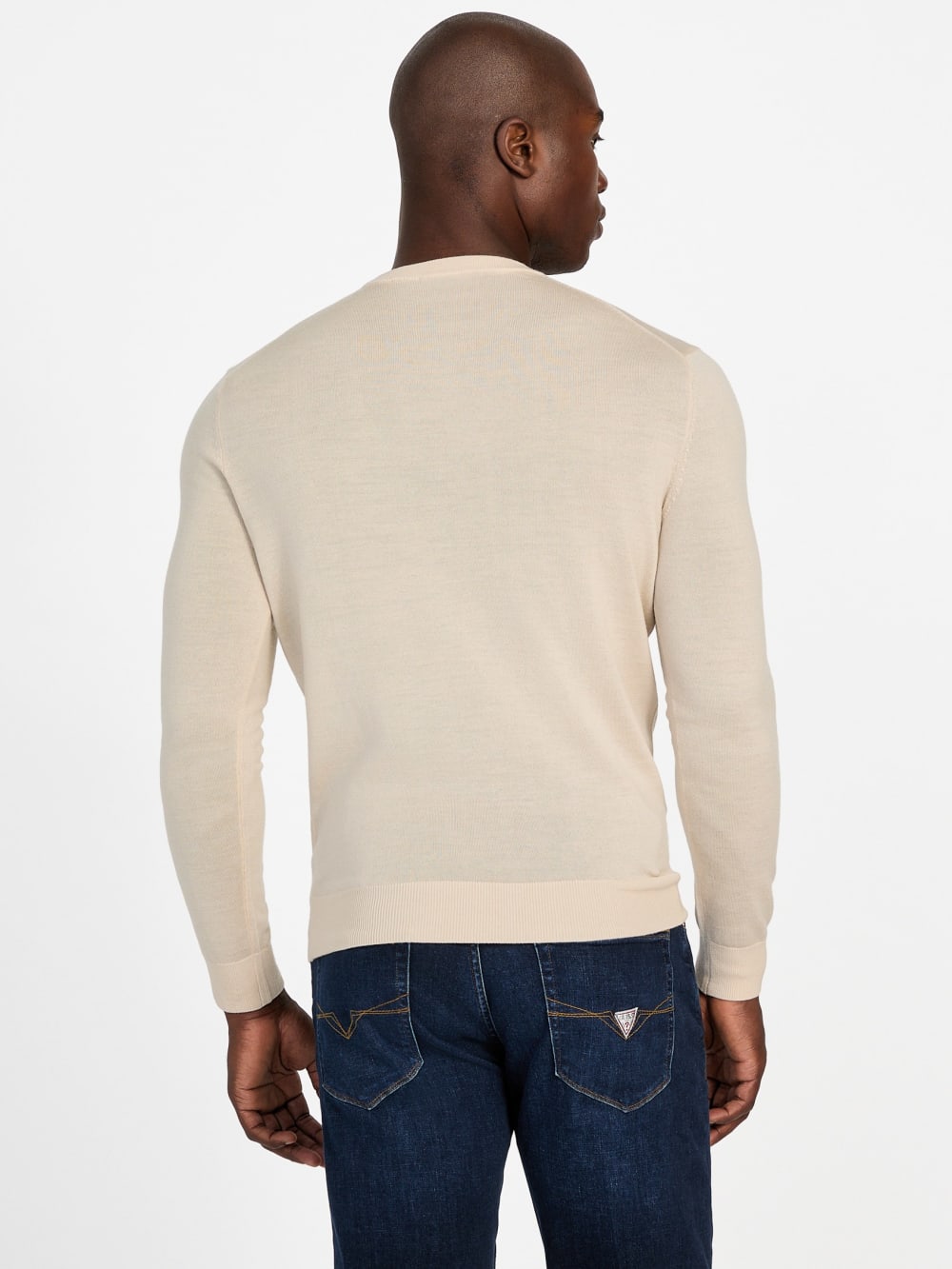 Fred Crewneck Wool Sweater - Guess