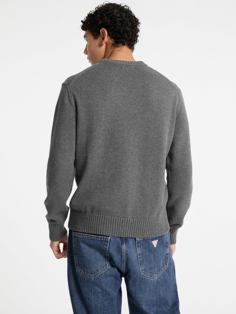 Embroidered Logo Sweater - Guess