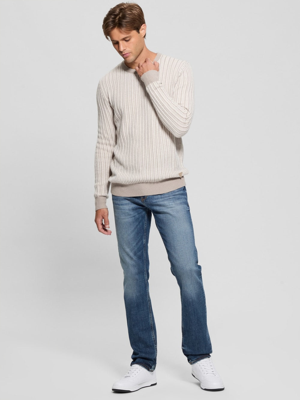 Emmanuel Ribbed Sweater - Guess
