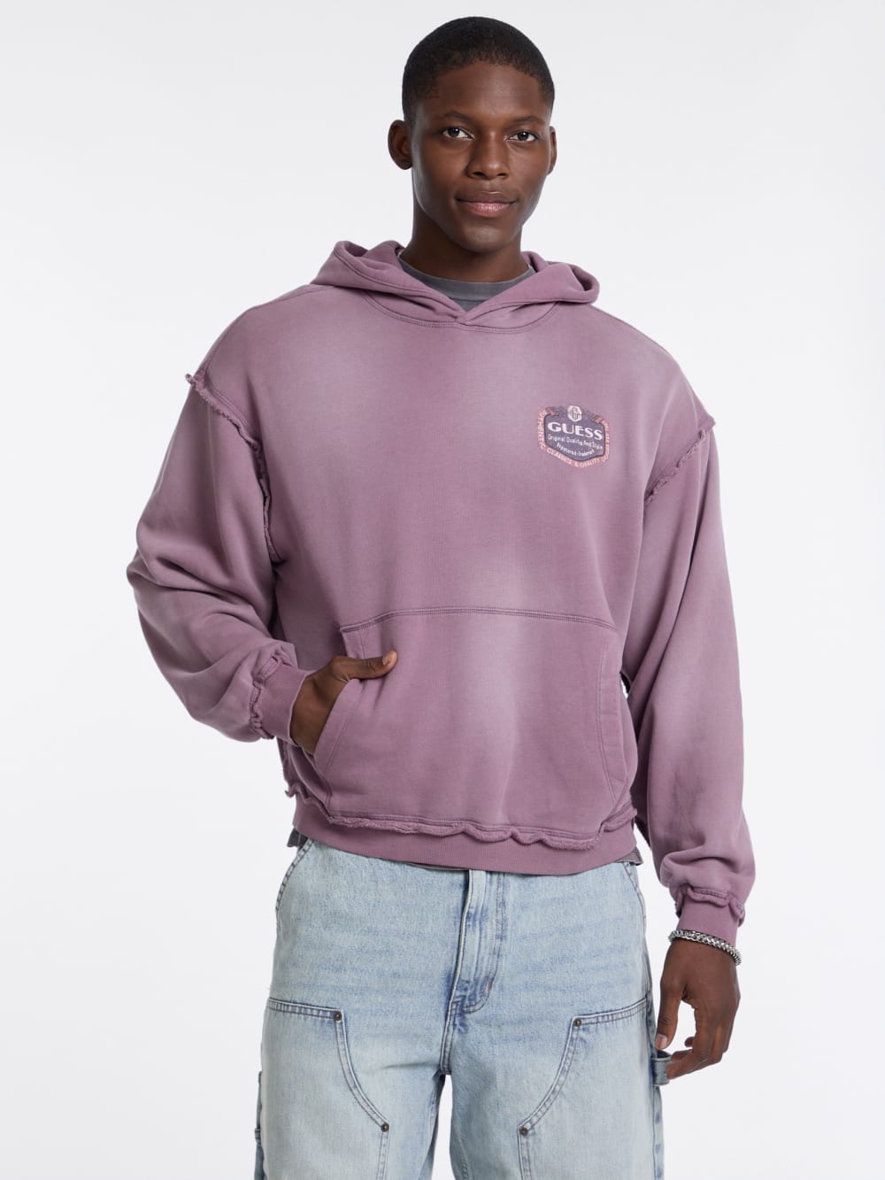 GUESS Originals Eco Graphic Boxy Hoodie - Guess