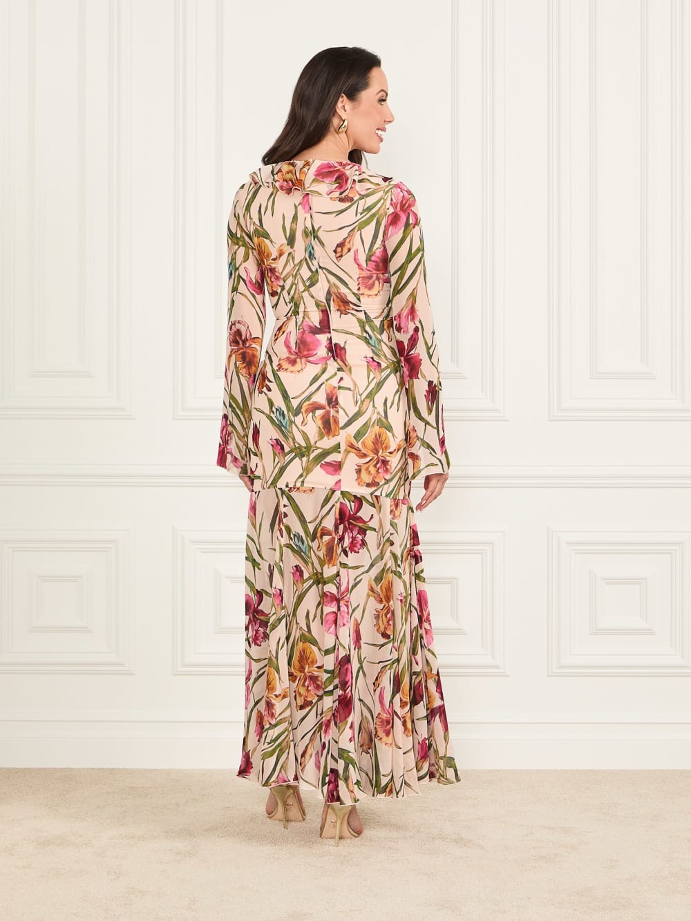 Iris Printed Maxi Dress - Guess