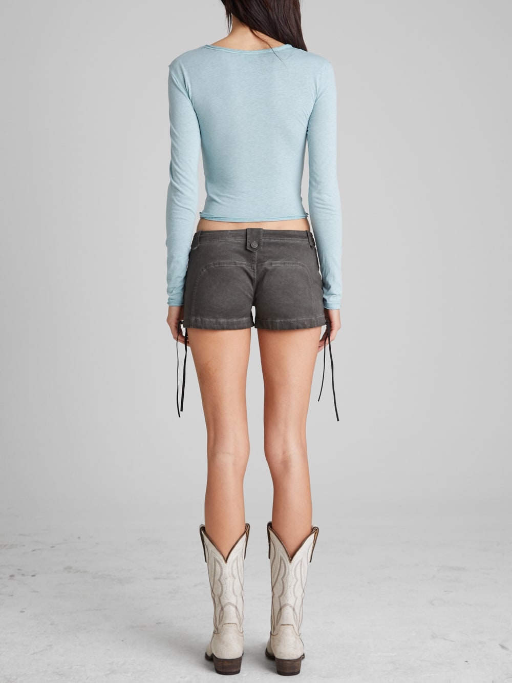 long-sleeve stretch tee - Guess