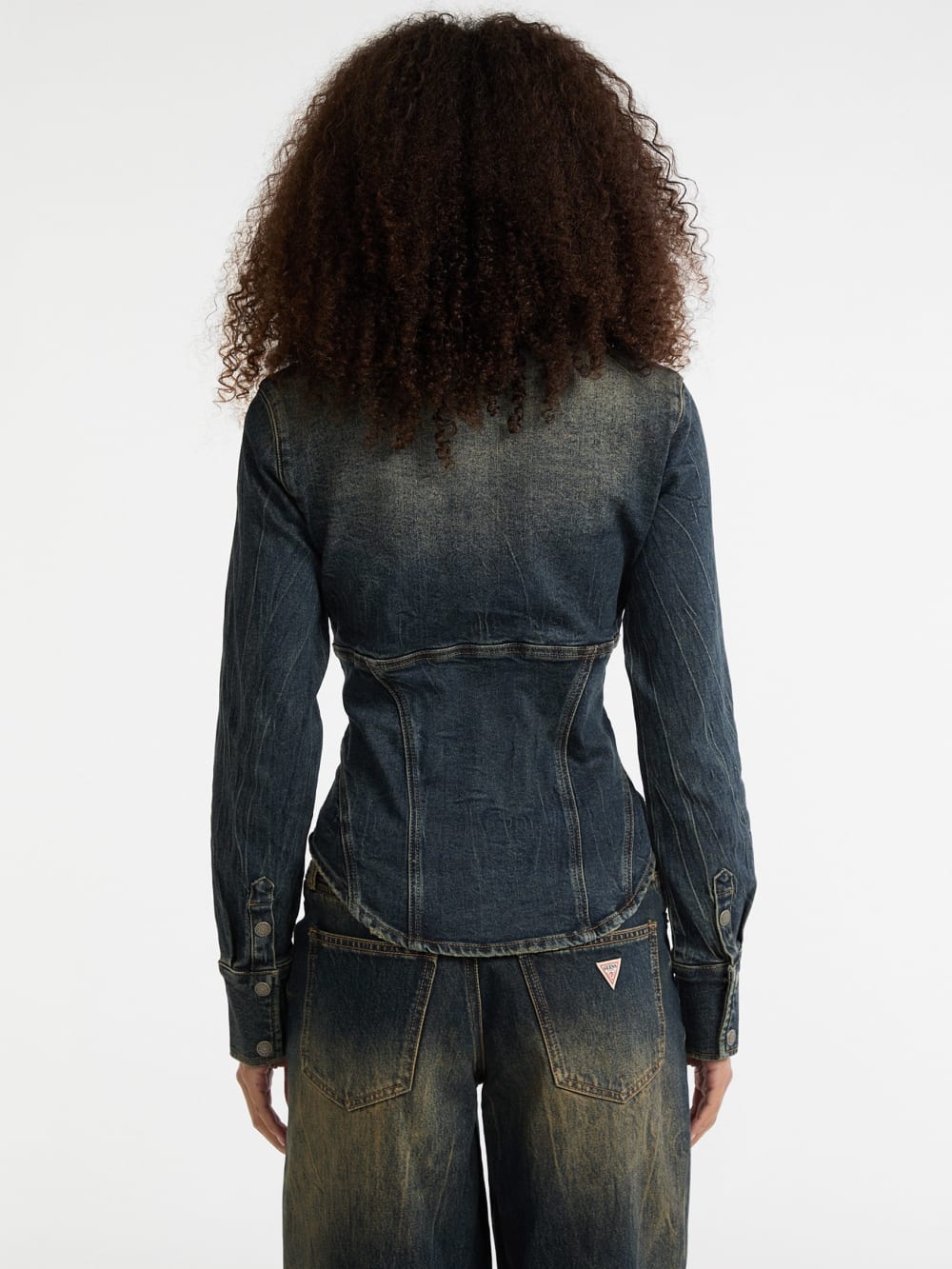 GUESS Originals Denim Corset Top - Guess