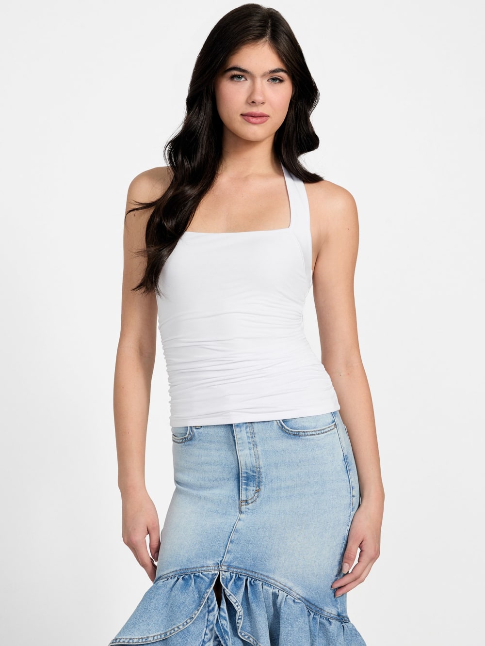Eco Nora Halter Shirred Tank - Guess