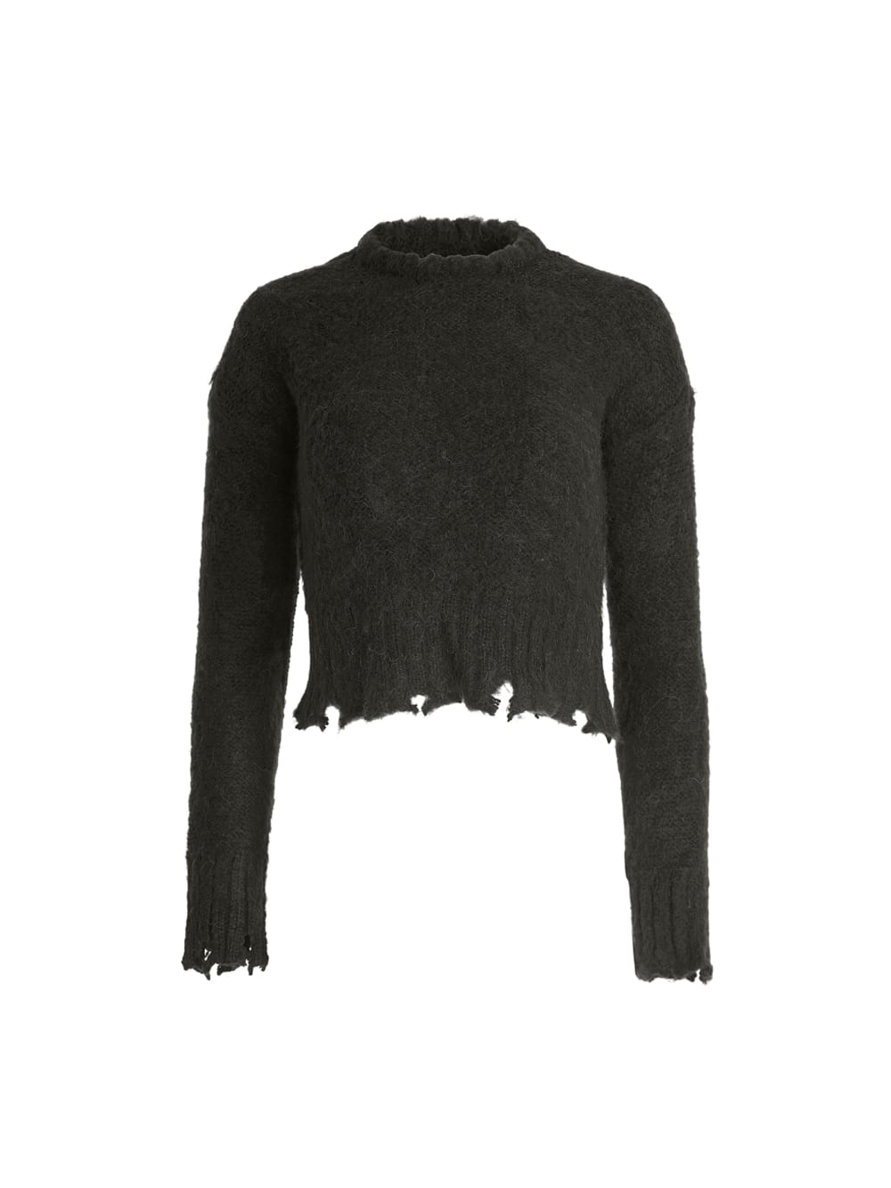 fuzzy crewneck sweater - Guess