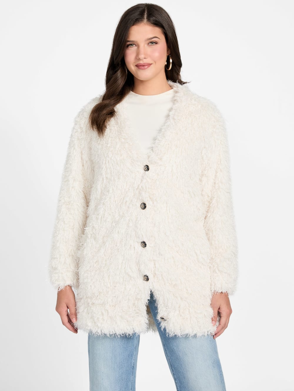 Rose Faux-Fur Jacket - Guess