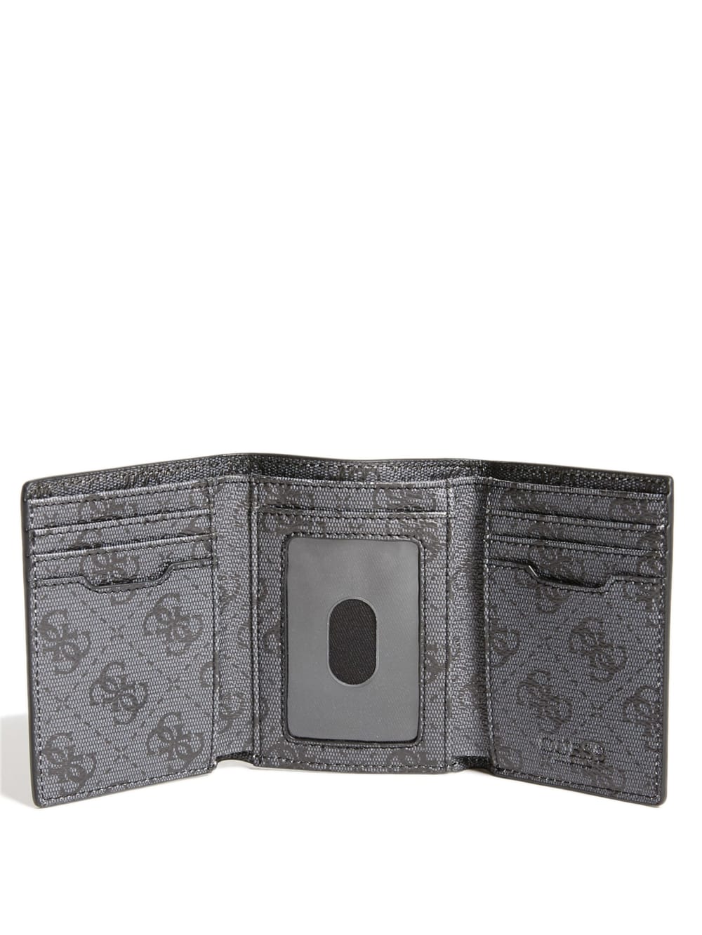 Sig Logo Stripe Trifold Wallet - Guess