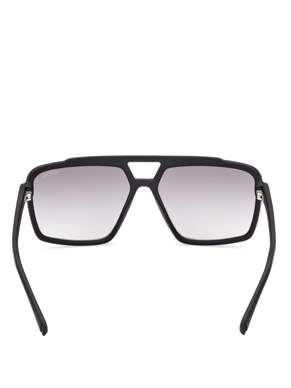 Metal Trim Plastic Navigator Sunglasses - Guess